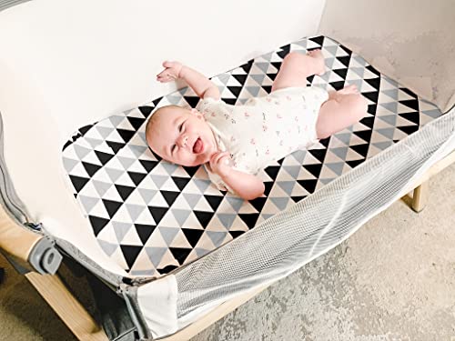 Bassinet Bed Sheets – Bassinet Fitted Sheets 4 Pack – 100% Jersey Knit Cotton Cradle Sheets – Bassinet Bedding For Standard Size Oval Or Rectangular Bassinet Pads – Bassinet Sheet For Boy & Girl #TOP1