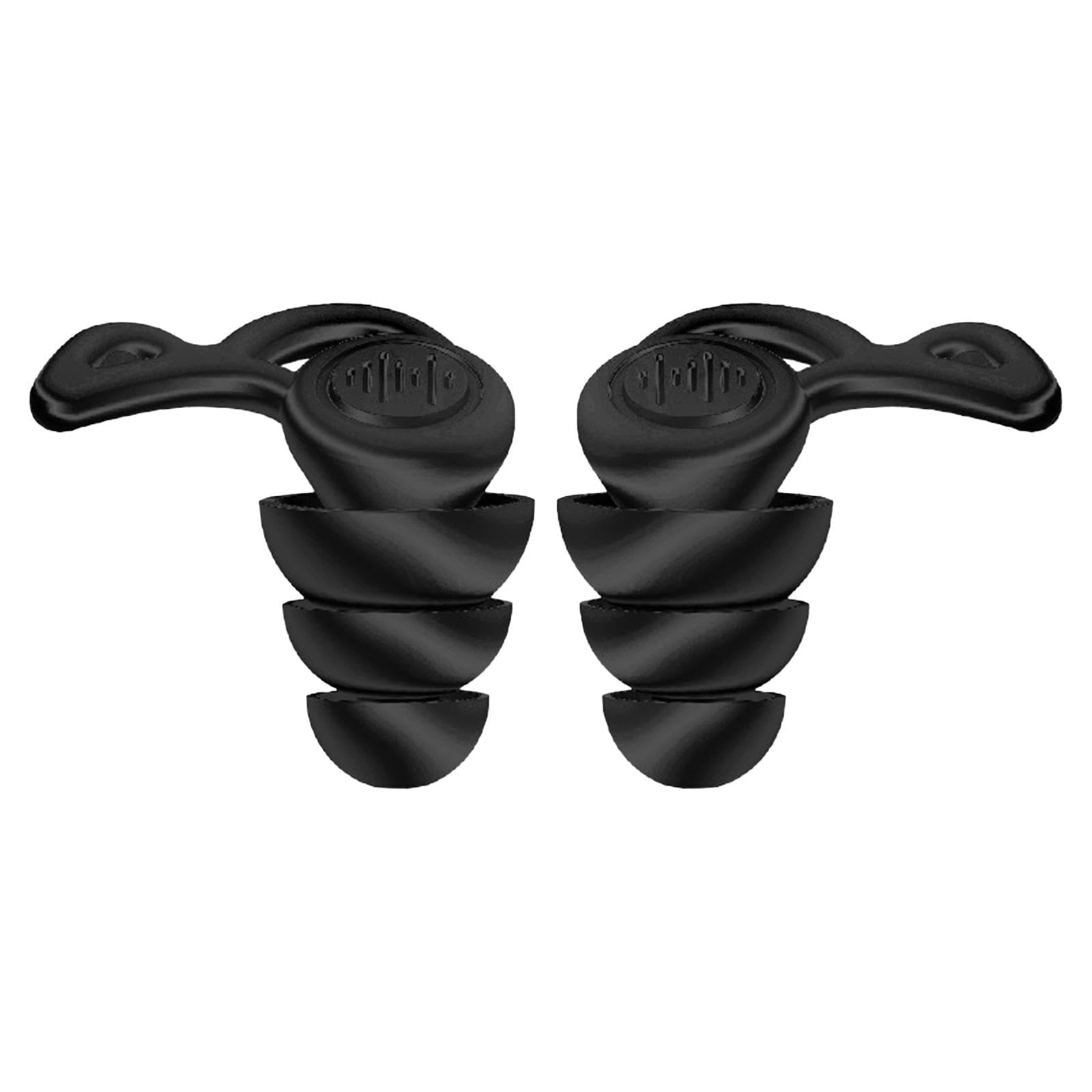 LOOM TREE® Silicone Earplugs Comfortable Sleeping Ear Plugs for Noisy Places Work Study Black | Facility Maintenance & Safety | Personal Protective Equip/Ppe | Ear Plugs & Ear Muffs | Ear Plugs-image-10