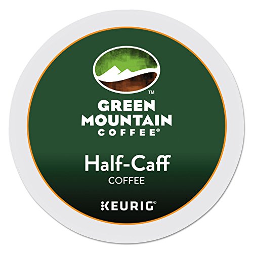 Green Mountain Coffee Roasters Half Caff, Single-Serve Keurig K-Cup Pods,...