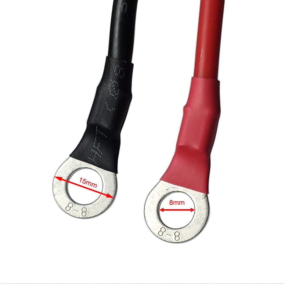 Câble Adaptateur EC5 Vers 8mm LINSYRC - 50cm, 10AWG, Pour Démarreur RC Ou Voiture