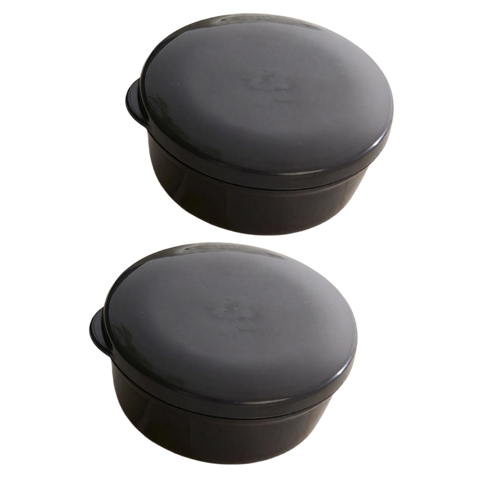 Of 2 Modern Soap Dishes for Shower Countertop and Travel Use Space Saving Secure Lid Container for Outdoor Dry Container