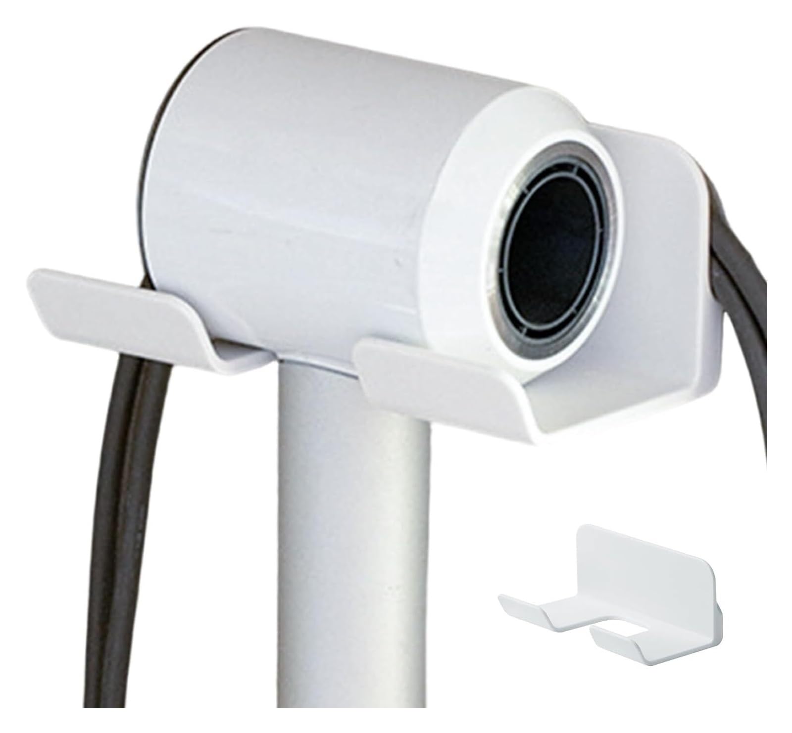 KDveppuzx Hair Dryer Holder, Hair Dryer Holder Self Adhesive Cable Organizer,Apt,Bth,Dorm,Vanity