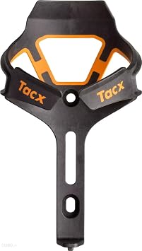 Tacx Ciro MATT ORANGE Bottle Cage, Matte Black/Orange, Small