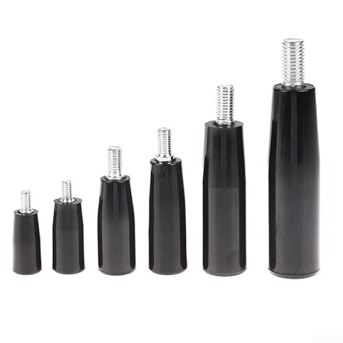 Lot de 2 manivelles pivotantes pour fraiseuses, volant rotatif fileté mâle pour équipement industriel (M10 x 63)