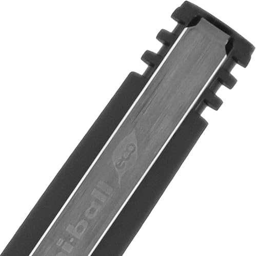 Miniatura 5 de Uniball Bolígrafo de punta redonda 0028in negro 12 bolígrafos en total