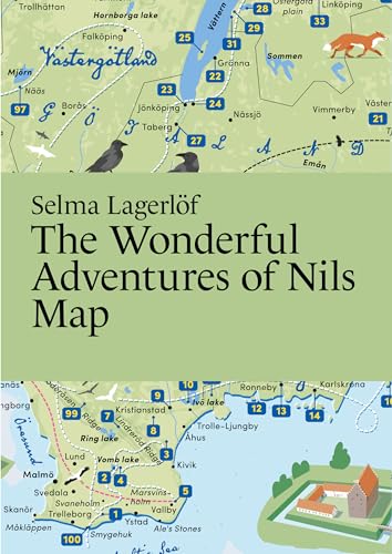 Selma Lagerlof: The Wonderful Adventures of Nils Map (Paris Grafik's Literary Maps)