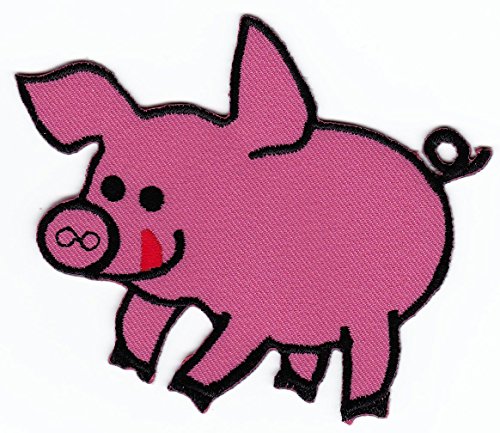Preisvergleich Produktbild Patch Schwein Aufnäher Bügelbild