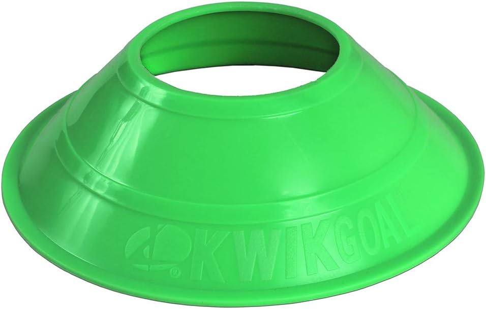 Kwik Goal Mini Disc Cone Kit (50-Pack), Green/Orange : Sports & Outdoors