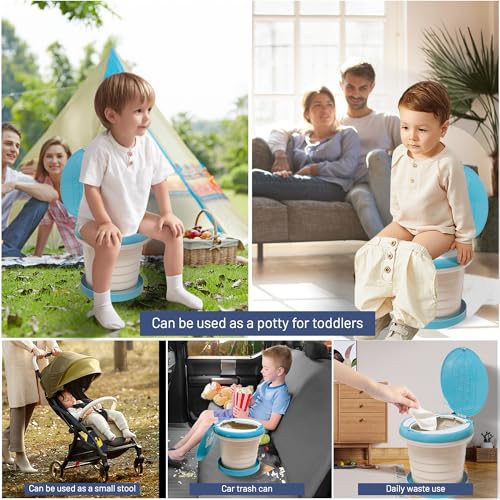 Image of Portable Potty for Toddler,Travel Potty Seat for Toddler,Travel Toilet Kids