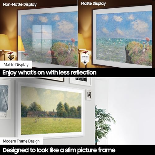 Image of Samsung 125 cm (50 inches) The Frame Series 4K Ultra HD Smart QLED TV QA50LS03DAULXL (Black)