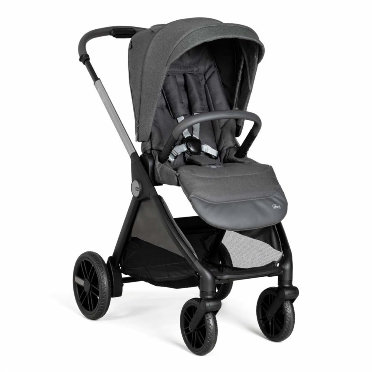 Chicco Bellagio Cochecito 0+​M hasta 22 kg, plegado con 1 mano, UV50+ y resistente al agua, hebilla magnética, ajustable en 4 posiciones diferentes.