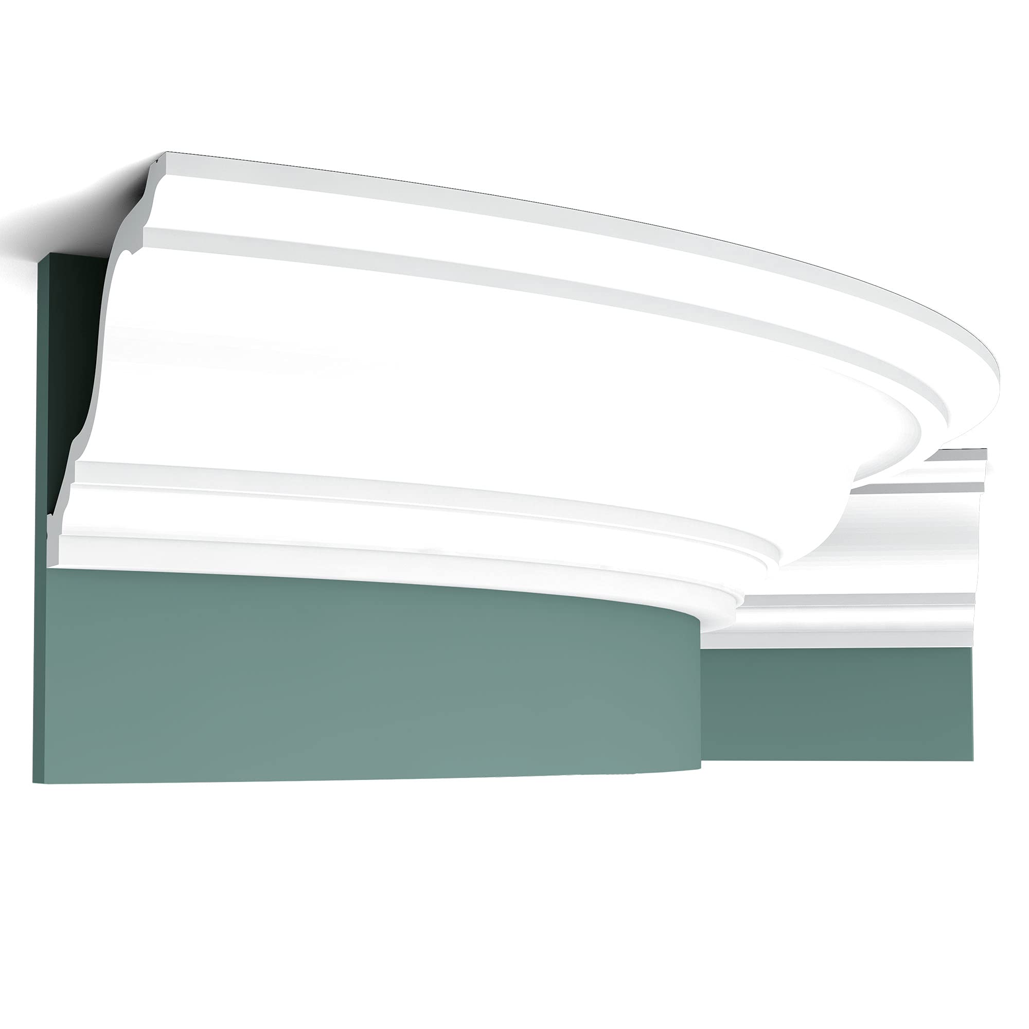Moulure flexible C334F Orac pour habiller les murs bombés et plafonds