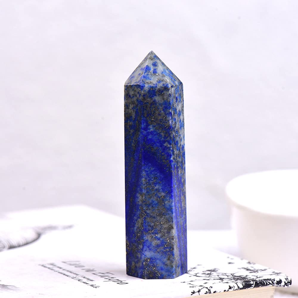 Baguette de lazurite en colonne de cristal naturel de 70-80 mm pour collection
