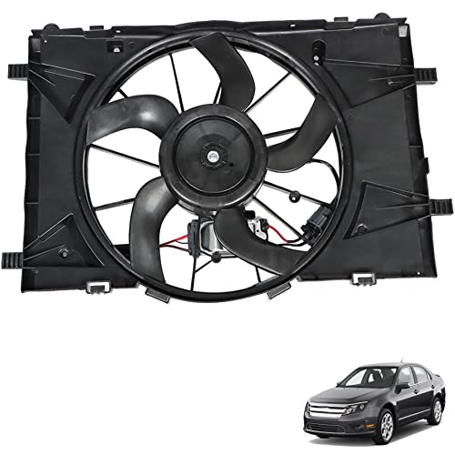 munirater Engine Radiator Cooling Fan Assembly Replacement for 2010-2012 Fusion MKZ Milan Base 622430 621-445 BE5Z8C607A FO3115183