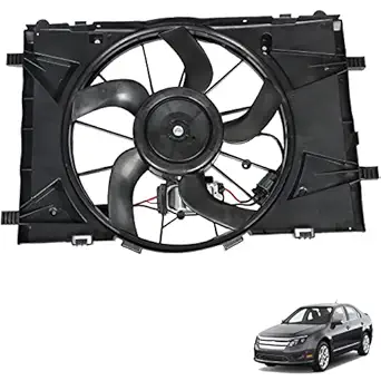 munirater Engine Radiator Cooling Fan Assembly for 2010–2012 Ford Fusion/MKZ/Milan