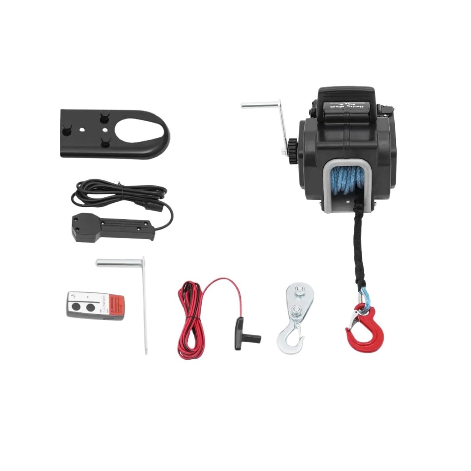 Wciągarka Do Łodzi 12V 6500 Lbs 400W Heavy Duty Elektryczna Z Przewodowym Sterowaniem Bezprzewodowym Łodzi/ATV/przyczepy/ciężarówki elektryczny Wciągnik łańcuchowy