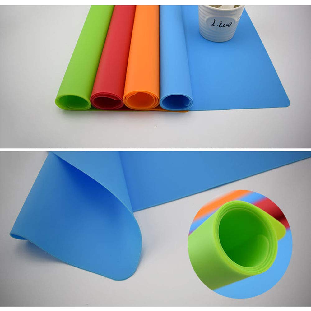 Manteles Individuales de Mesa Lavable Antimanchas Antideslizante Resistente Al Calor Gel de Sílice Salvamanteles Individuales