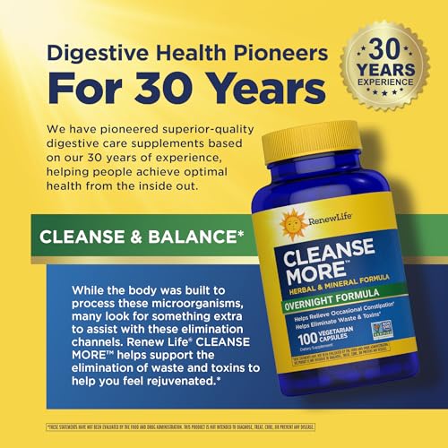 Renew Life Cleanse More Detox Cleanse Capsules