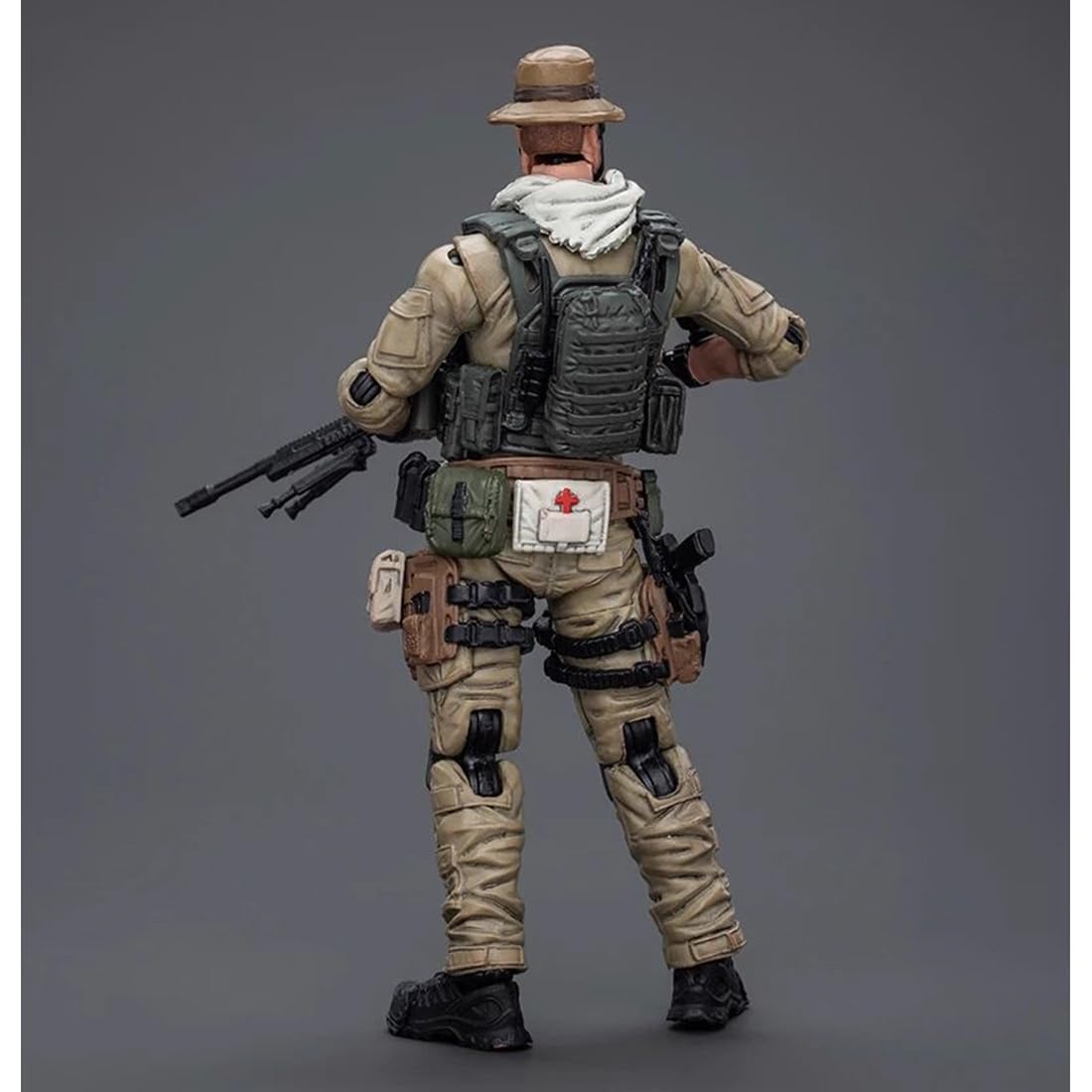 Bewegliche Soldaten Figur, 1/18 Maßstab Vintage Militär Bewegliche Special Forces Soldatenfigur mit Zubehör, Sammelfigur für Teenager und Enthusiasten