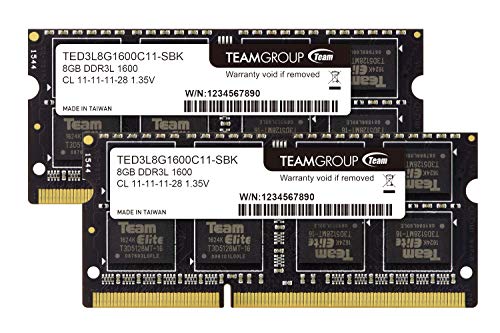 Amazon.co.jp: Team ノートPC用メモリ DDR3L 1600MHz 16GB