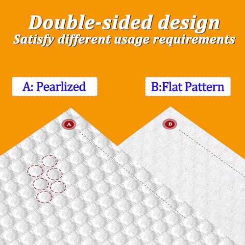 Face Towels Disposable,100 Count Ultra Thick face towels, Facial Wash Cloth for Sensitive Skin, Lint- free Facial Tissue, Skincare and Makeup Remover