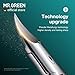 MR.GREEN Toenail Clippers Stainless Steel Ingrown Nail Cutter Thick and Hard Nails Pedicure Manicure Tools (Green+Nail Remover)