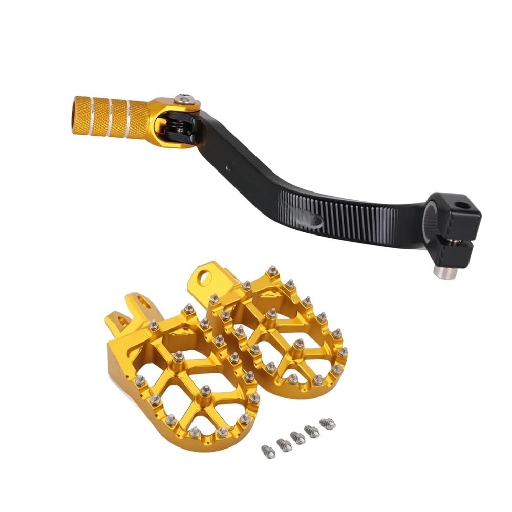 Repose-pieds et levier changement vitesse moto RM 125 250 DRZ 400 S SM