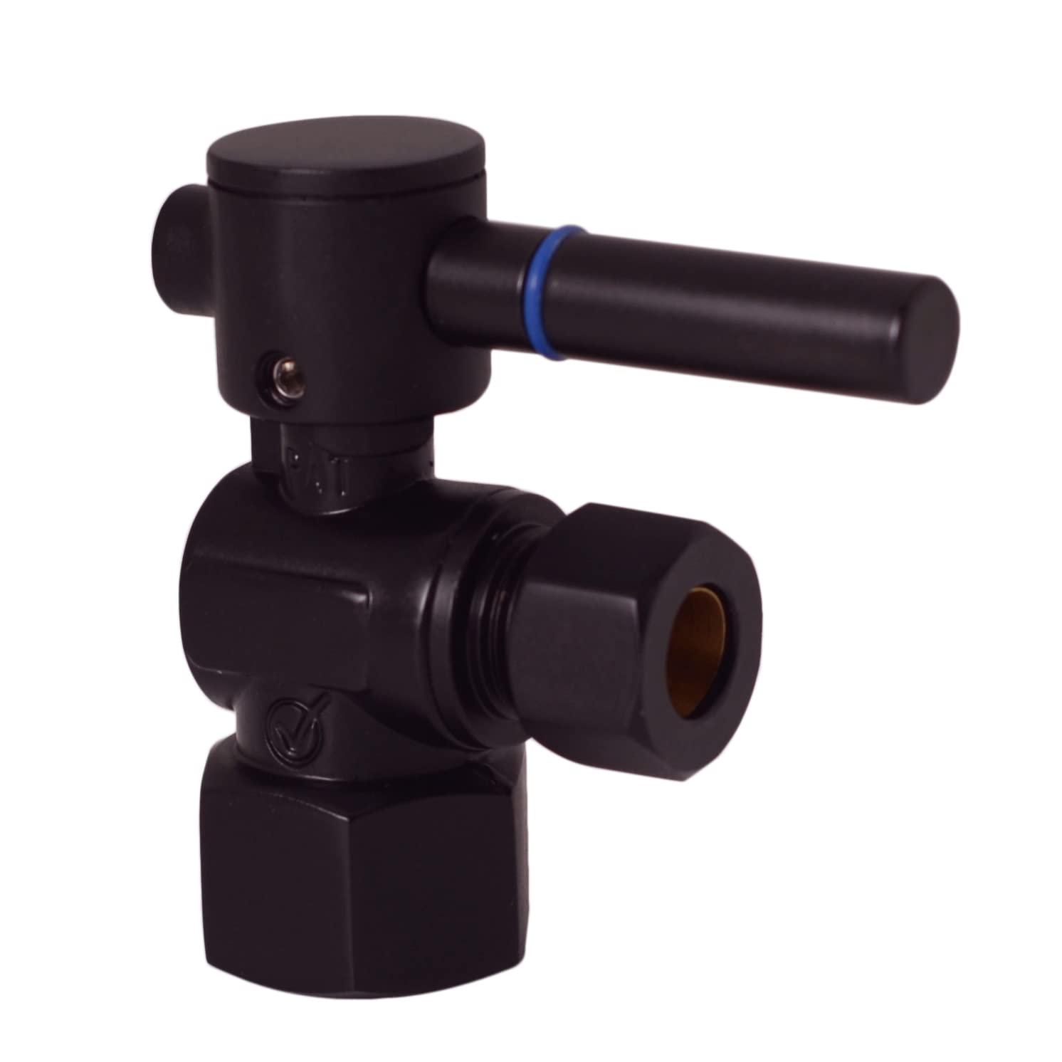 Butée d'angle IPS 1/2" x 3/8" OD Westbrass avec poignée 1/4 de tour R103BL-12