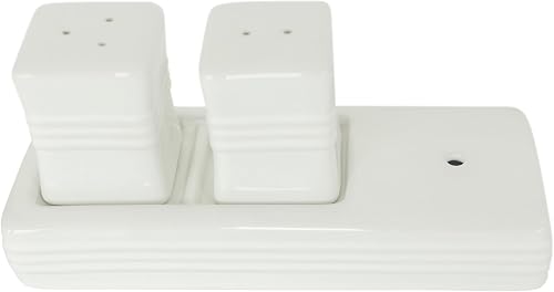 Nora Fleming Pinstripes Ceramic Salt & Pepper Shakers S9
