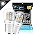 ALOPEE 2 Stück Weiß 1156 Glühbirne 1141 7506 Lichtlampe - Super Hell 10-30V DC - Für Rückfahrscheinwerfer Spiegelleuchten Innenbeleuchtung für Marineboote