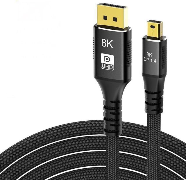 INICIO 8K Mini DisplayPort To Display Port 1.4 Cable 5ft, Mini DP to DP Adapter 8K@60Hz 4K@144Hz 2K@240Hz Bi-Directional For MacBook Air Pro (Before 2016) Surface Pro Dock HP Lenovo etc (B09V182FTY) Amazon Price History, Amazon Price Tracker