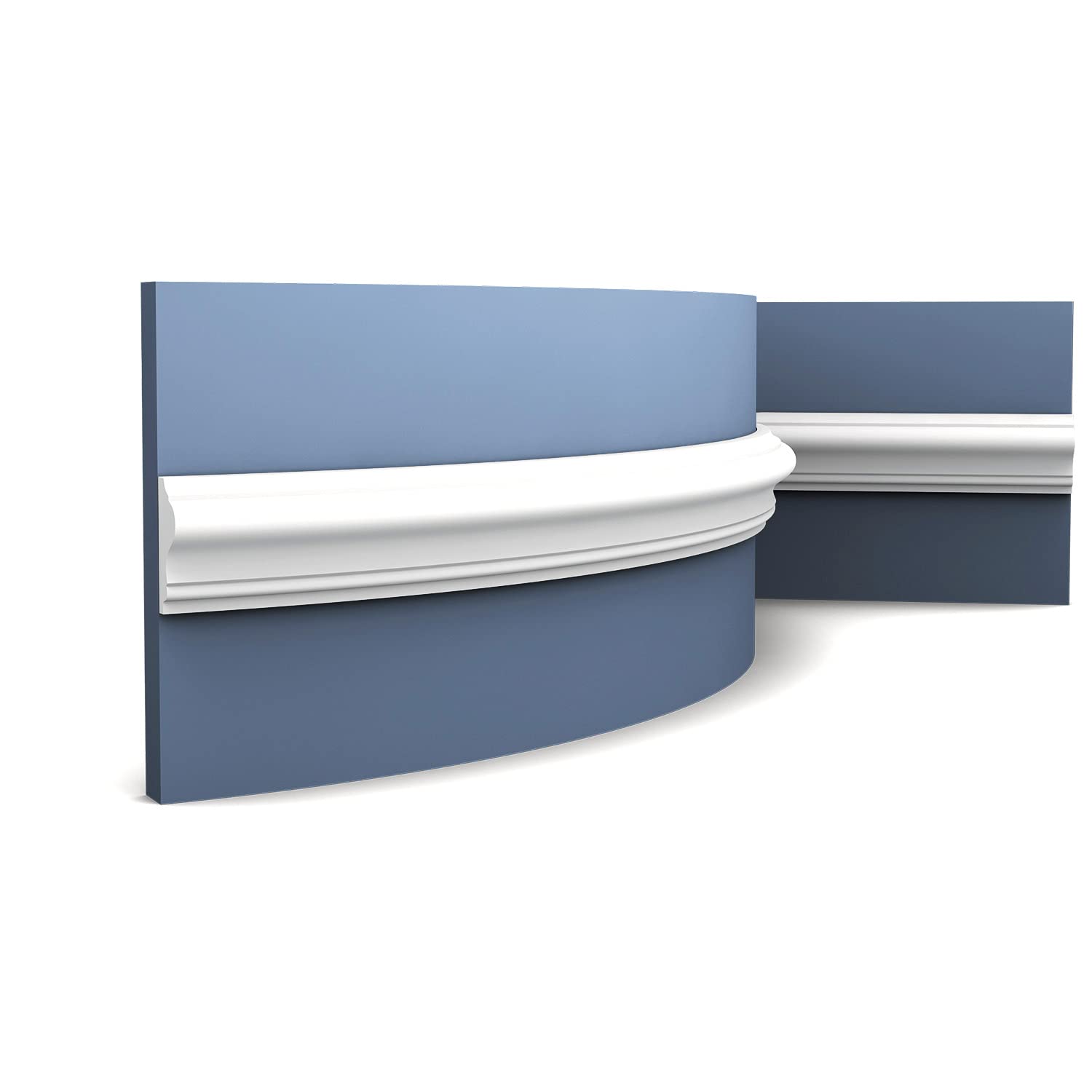 Orac Decor White Flexible Panel Moulding Cornice Moulding Stucco P8030f Luxxus Decoration For Wall And Ceiling 2 M