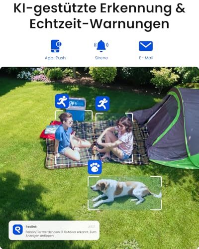 Reolink 5MP PTZ Überwachungskamera Aussen, 3X Optischer Zoom, Auto-Tracking – Ansicht 4