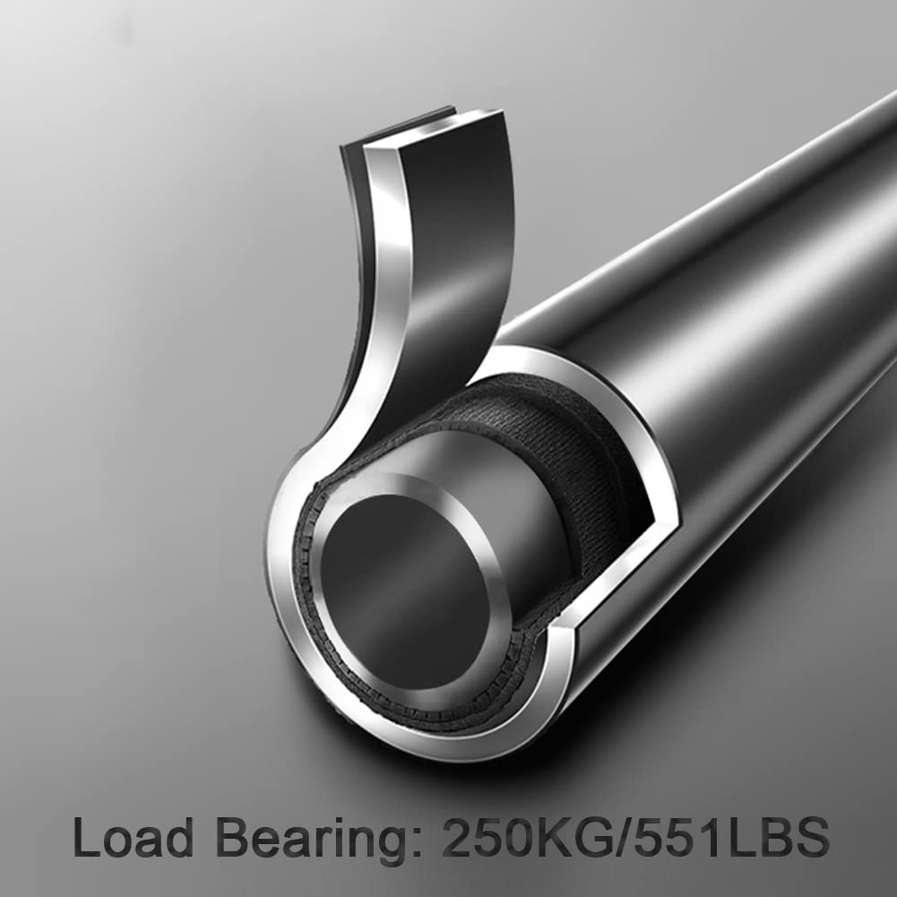 Kule pod pachami Regulowane dla dorosłych, medyczne laski do chodzenia, aluminiowe kule ergonomiczne, osoby starsze, osoby niepełnosprawne, odpowiednie do wzrostu 140-185 cm / 4