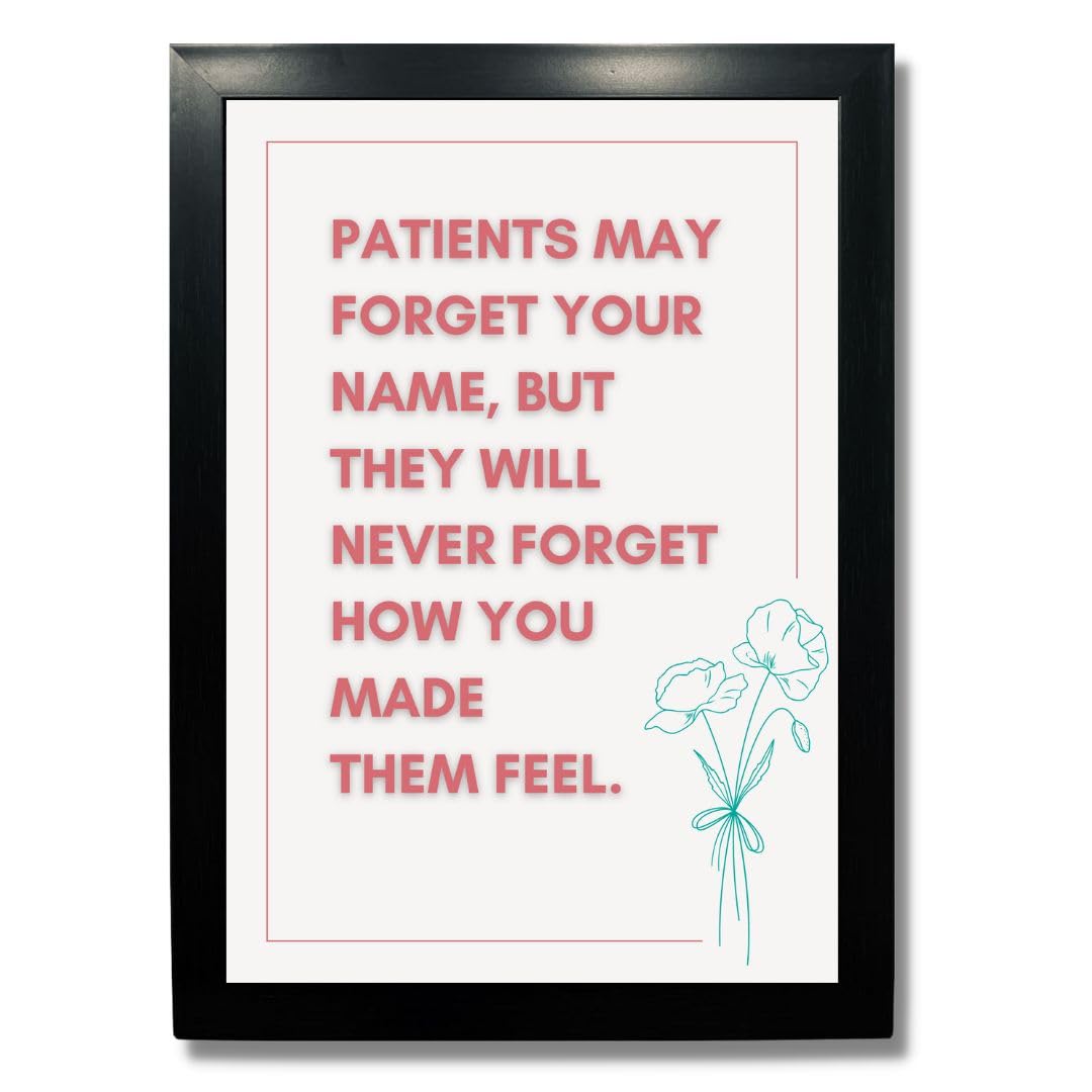 Motivational Doctor Quotes - Framed Art Print -9 Motivational Doctor Quotes - Framed Art Print -9
