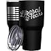 We The People - Liberal Tears Mug - Stainless Steel Travel Mug with American Flag - 30 oz Insulated Tumbler - Conservative Political Gifts - Anti Liberal Merchandise (Black)