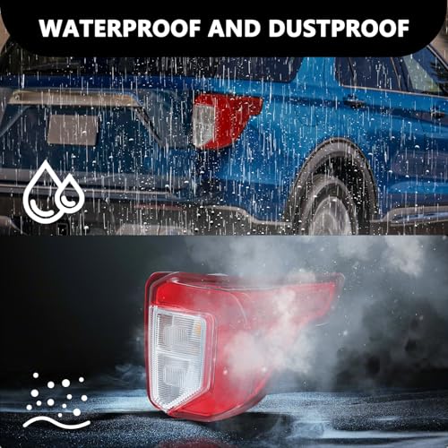 Image of Aosky LED Tail Light Assembly Compatible with 2020-2024 Ford Explorer Base /XLT /Limited /Platinum Rear Taillight Brake Signal Lamp RH (Right Passenger Side)
