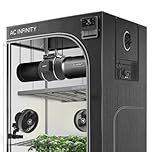 AC Infinity Advance Grow System PRO 5x5, 6-Plant Kit 150x150x200cm, WiFi-Integrated Grow Tent Kit, Dynamic Ventilation, Circulation, and LM301H EVO LED Lighting Control, 2000D Mylar Grow Tent