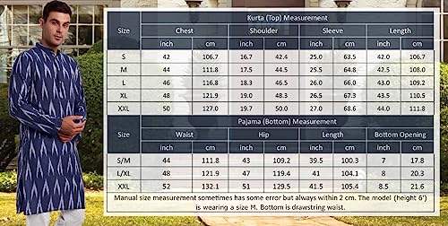 SKAVIJ Men's Cotton Kurta Pajama Set Indian Ethnic Henley Shirt Long Sleeve and Casual Pants Yoga Outfits3