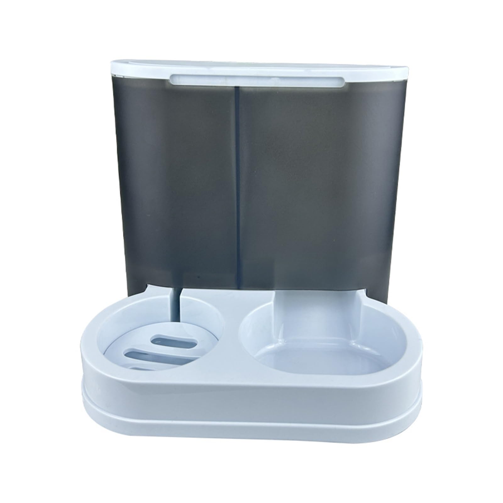 Comedero para mascotas para perros pequeños y gatos, dispensador automático de comida para perros, doble cuenco, recipiente de comida, dispensador de agua, vajilla, dispensador de agua para