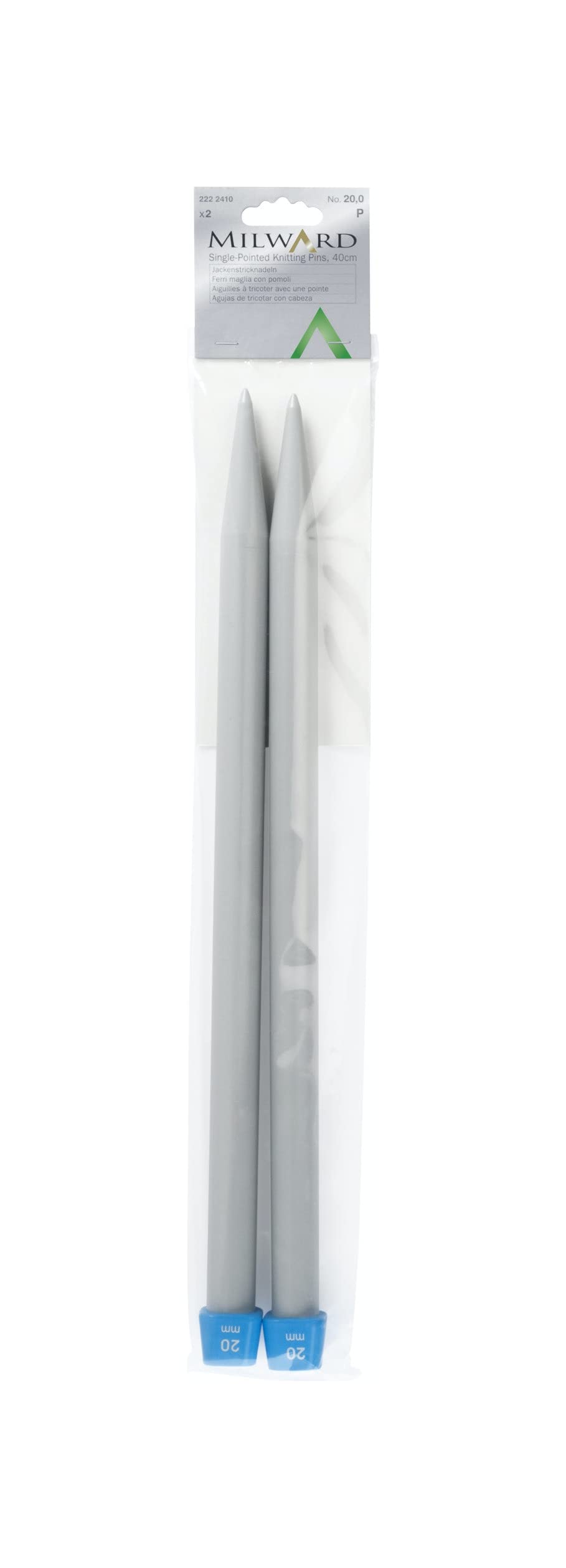 Single Point Knitting Needles, 40cm, 20mm