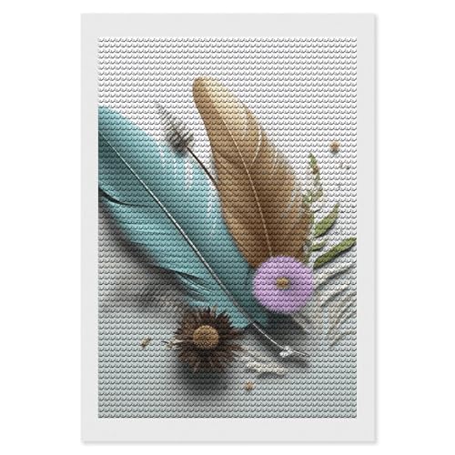 Kit d'art diamant ELUZZIZUT anti-stress pour calmer l'esprit fleurs