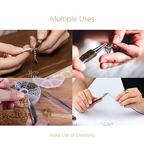 1300 Pcs 5Mm Jump Rings, Open Jump Rings For Jewelry Making Open Jump Rings Connectors Bulk Silver Plated Jump Rings For Earrings Diy Craft And Keychains #TOP3