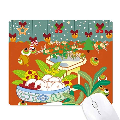 Alfombrilla de ratón con diseño botánico colorido, el regalo de Navidad ideal