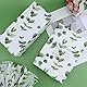Bekecidi 50Pcs Grüne Blätter Tissue Papierblätter, 13,8x19,7in Botanische Gedruckte Blattpapier, Tissue Papier Schüttung zum Wickeln von Geschenken Geburtstag Festival Hochzeitsverpackung DIY Handwerk