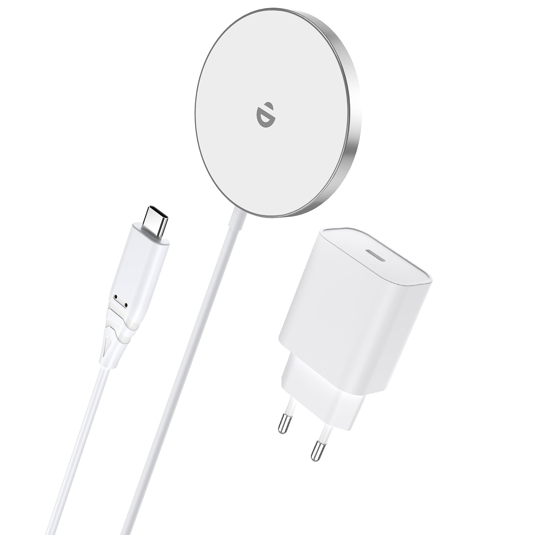 Chargeur USB-C Magnétique à Induction pour iPhone 12