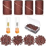 Größe: Außendurchmesser: 1/ 4 Zoll, Innendurchmesser: 1/ 2 Zoll (Durchmesser der Bänder), geeignet für die meisten 3/ 32 Zoll Schaftnagelbohrmaschinen, die zum Schleifen, Glätten und Polieren für alle Nagelkünste geeignet sind sowie Nagelhautentfernung