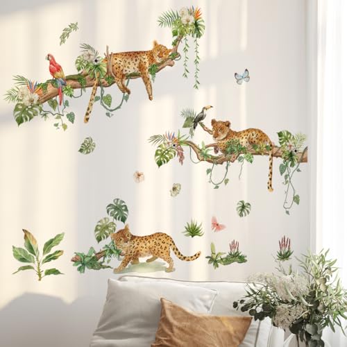 Vinilo Decorativo de Leopardo Grande para Pared miniatura 3