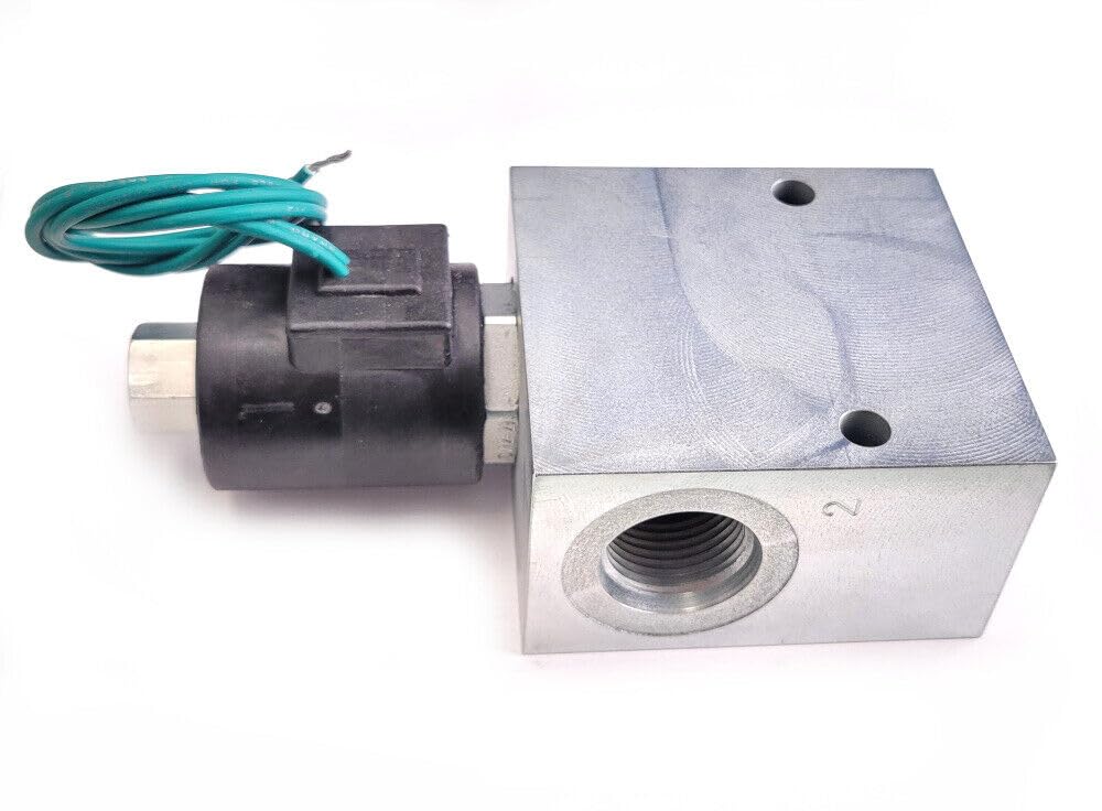 SV12-28-12TD-N-24DL - 2 Port Normally Closed Shut Off 24VDC Wire Leads