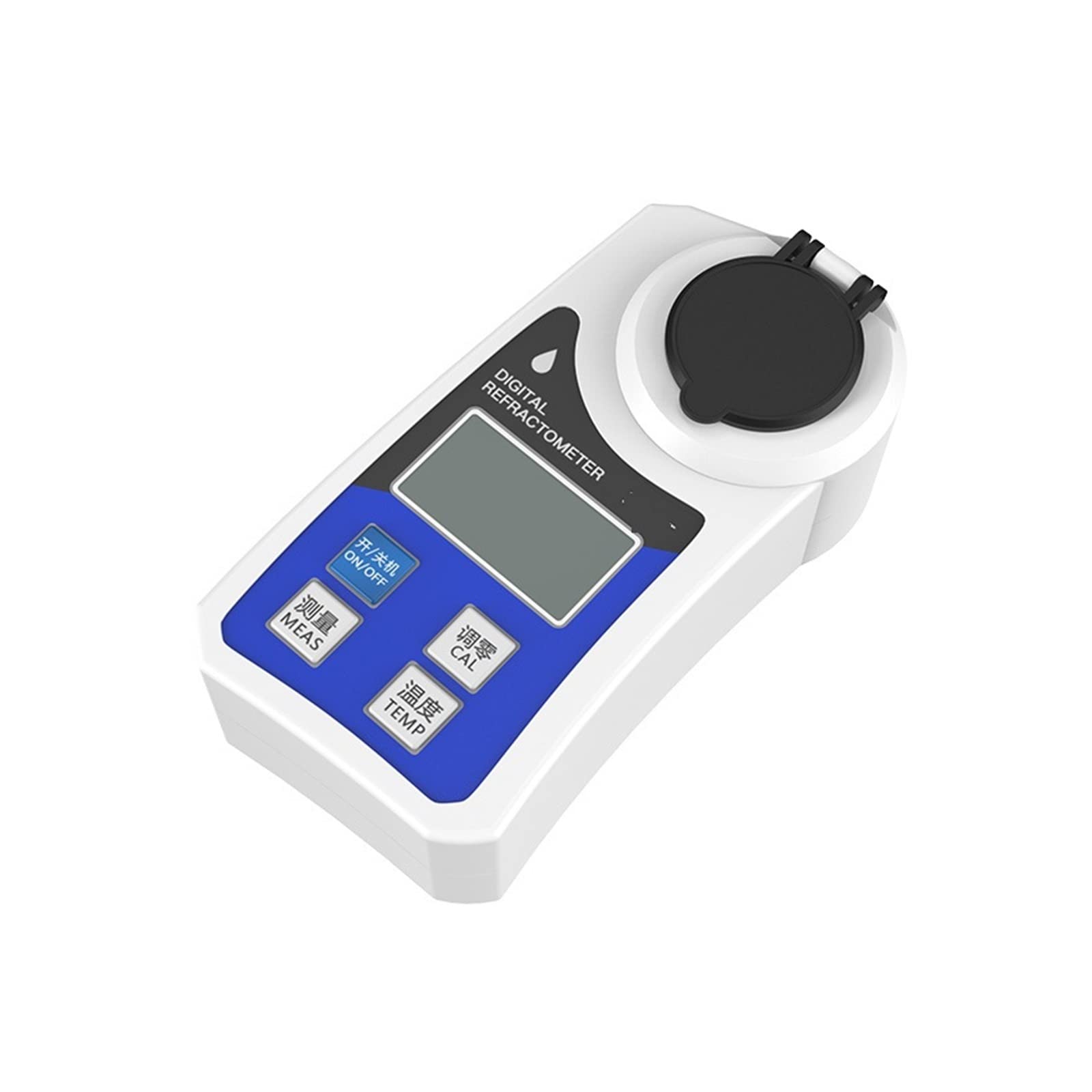 Refractómetro Brix, refractómetro medidor Brix, Auto 32% 55% Refractómetro digital Refractómetro Medidor de azúcar Hydrómetro for uvas Refractómetro de concentración de jugo de fruta para medir el con